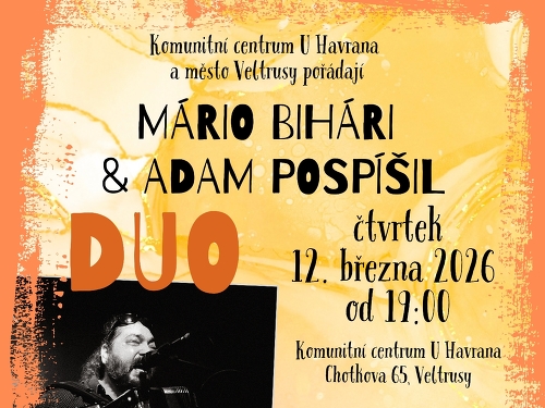 Plakát události Mário Bihári a Adam Pospíšil Duo