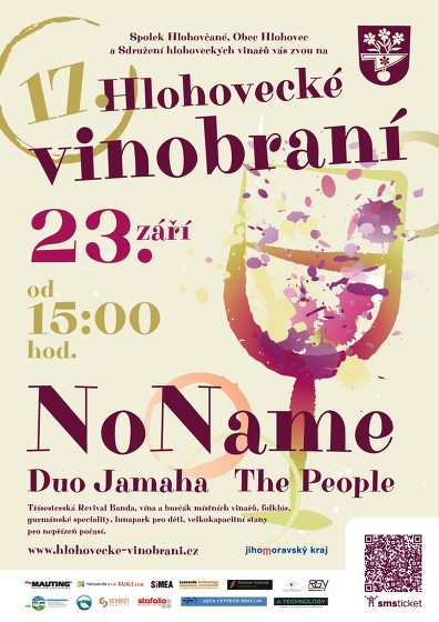 Plakát události 17. HLOHOVECKÉ VINOBRANÍ / No Name - Duo Jamaha - The People