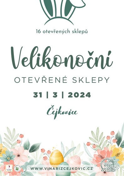 Plakát události Velikonoční otevřené sklepy 2024