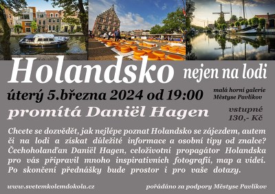 Plakát události Pavlíkov - Holandsko nejen na lodi - Daniël Hagen
