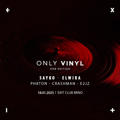 Plakát události Only Vinyl (dnb edition)
