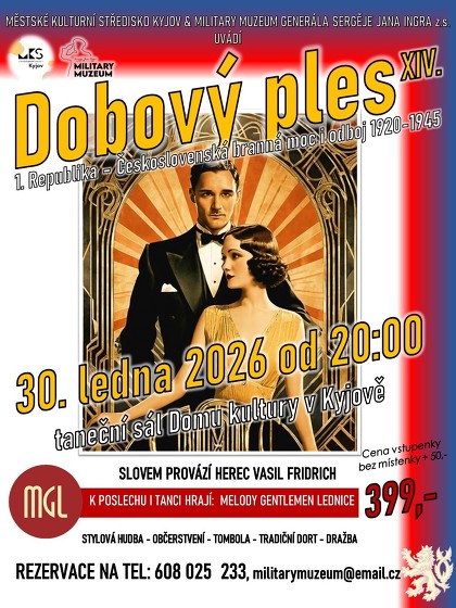 Plakát události XIV. Dobový ples