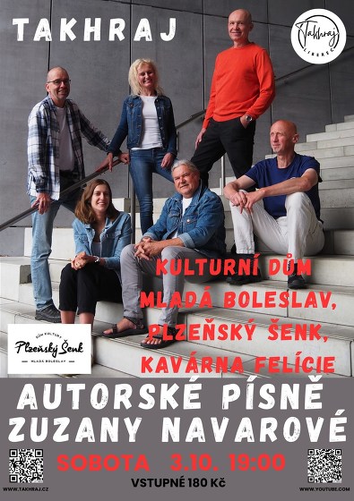 Plakát události Autorské písně Zuzany Navarové