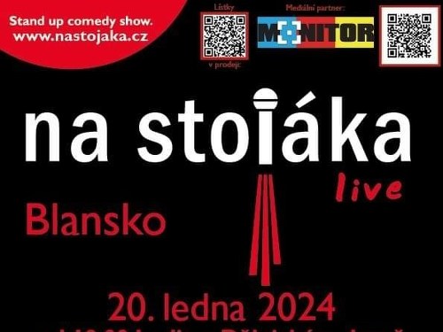 Plakát události NA STOJÁKA Blansko