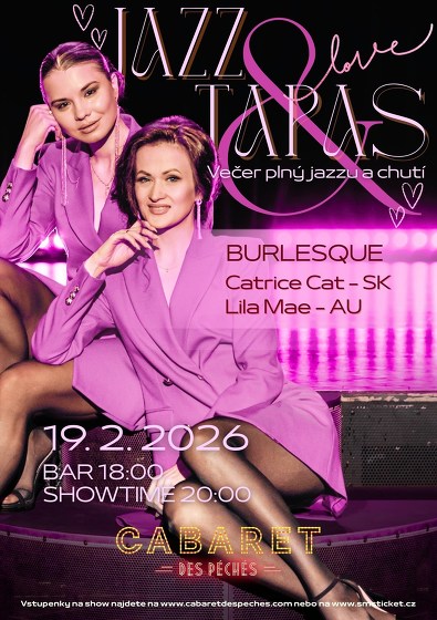 Plakát události Jazz & Tapas: Valentýnská edice