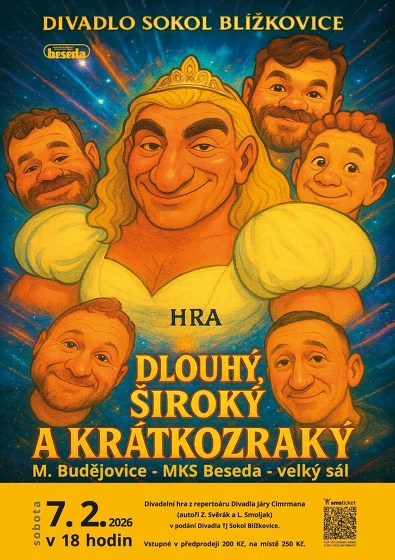 Plakát události Dlouhý, Široký a Krátkozraký