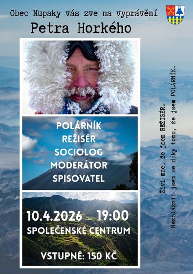 Plakát události Vyprávění polárníka Petra Horkého