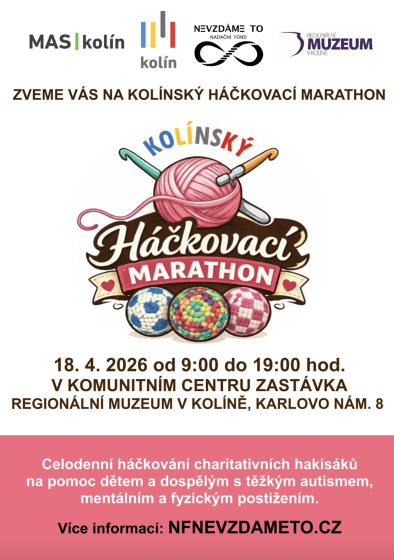 Plakát události Kolínský háčkovací maraton