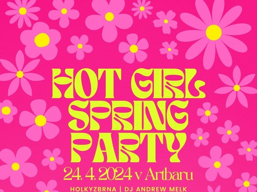 Plakát události hot girl spring party