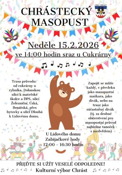 Plakát události Chrástecký masopust