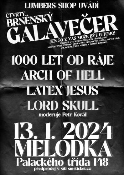 Plakát události Brněnská Galavečer 2024