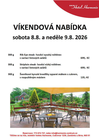 Plakát události Víkendová nabíka