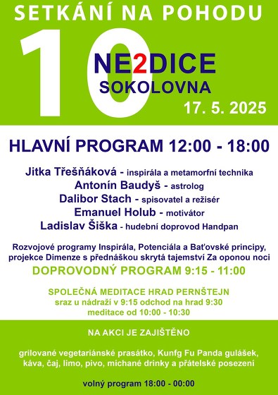 Plakát události Setkání na pohodu 10