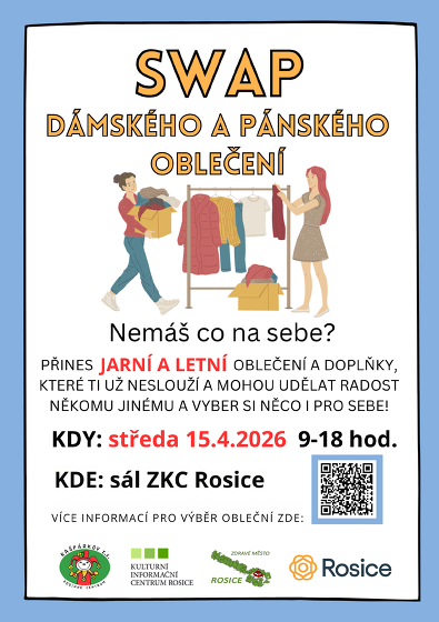 Plakát události Jarní SWAP - dámského a pánského oblečení
