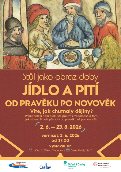 Plakát události Jídlo a pití od pravěku po novověk