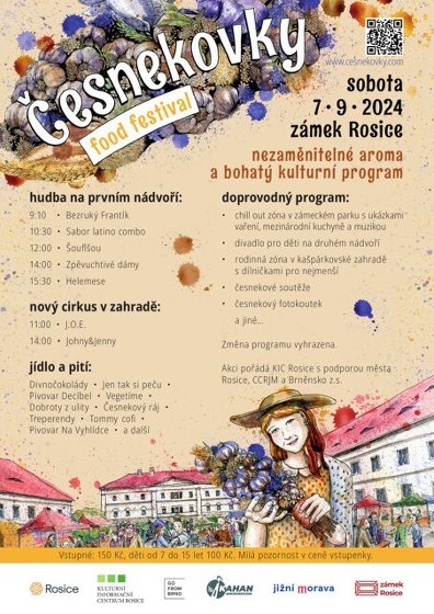 Plakát události Česnekovky food festival