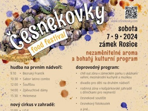 Plakát události Česnekovky food festival