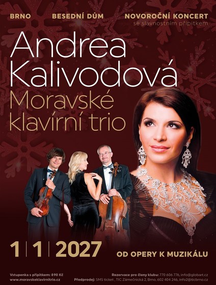 Plakát události Novoroční koncert & Andrea Kalivodová