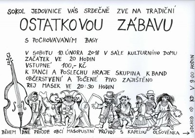 Plakát události Ostatková zábava
