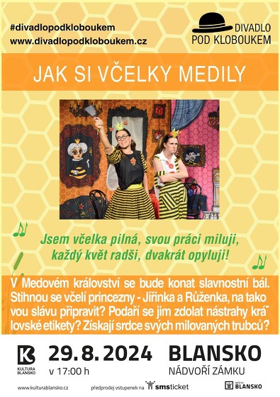 Plakát události Jak si včelky medily | Pohádka na zámku