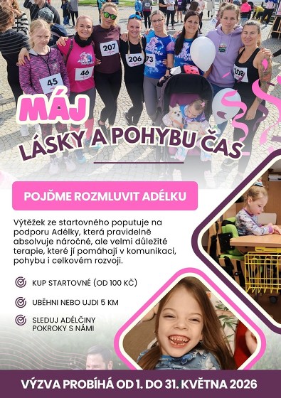 Plakát události Máj lásky a pohybu čas s Mizuno