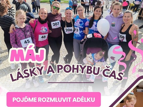 Plakát události Máj lásky a pohybu čas s Mizuno