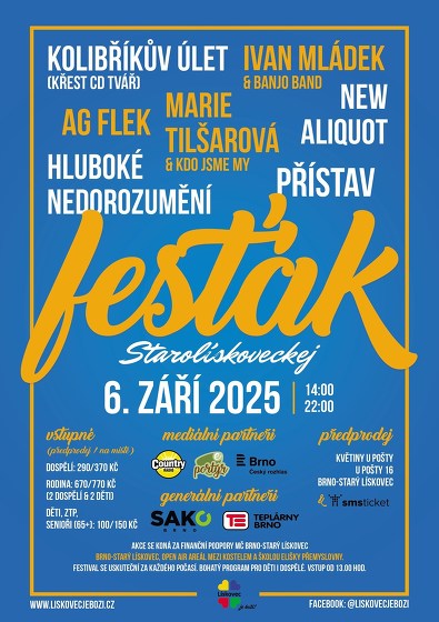 Plakát události Starolískoveckej fesťák 2025