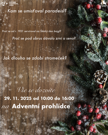 Plakát události Adventní prohlídky