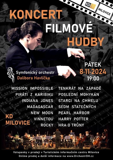 Plakát události Koncert filmové hudby