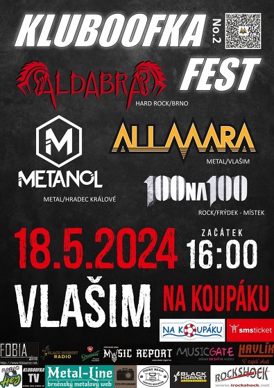 Plakát události Kluboofka Fest No.2