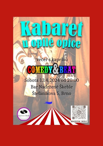 Plakát události Comedy&Beat- Kabaret u opilé opice