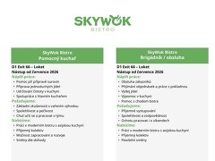 SkyWok Bistro nabízí práci na pozici Brigádník / obsluha v obci Loket