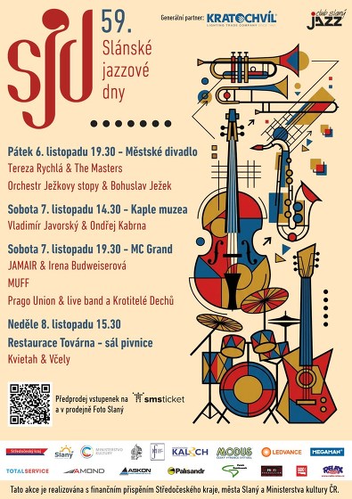 Plakát události 59. Slánské jazzové dny - páteční večer