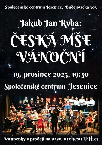 Plakát události Jakub Jan Ryba: Česká mše vánoční