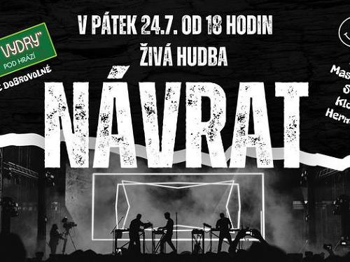 Plakát události Živá hudba - Návrat, Boskovice