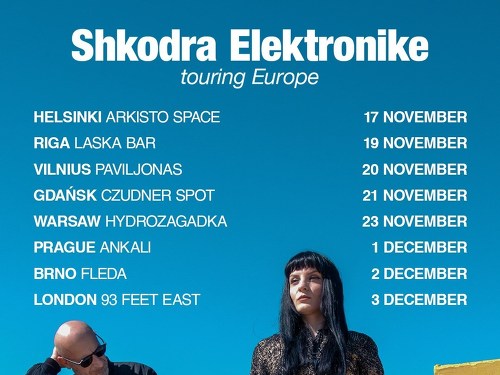 Plakát události Shkodra Elektronike (ALB): Europe tour, new album!