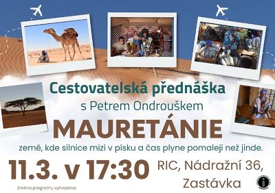Plakát události Cestopisná přednáška Mauretánie