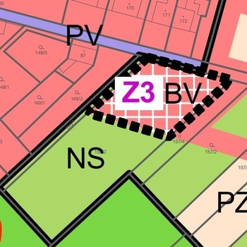 Prodej stavebního pozemku 722 m² - Láz u Nových Syrovic