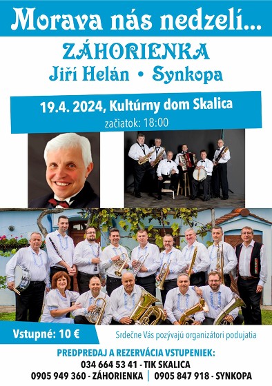 Plakát události Morava nás nedzelí... v Skalici
