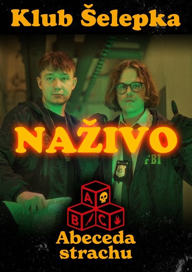 Plakát události Abeceda strachu NAŽIVO: Jak chytit sériového vraha?