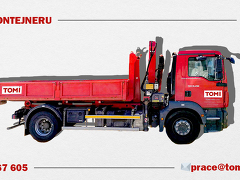 TOMIreko a.s. nabízí práci na pozici Řidič kontejneru s hydraulickou rukou v obci Rouchovany