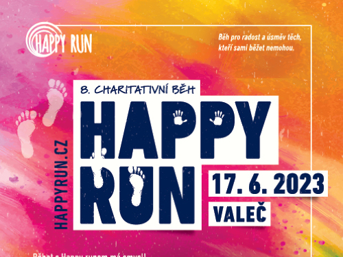 Plakát události 8. Charitativní běh HAPPY RUN