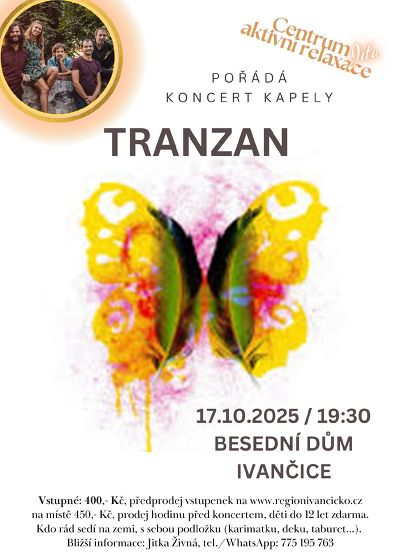 Plakát události Tranzan v Ivančicích