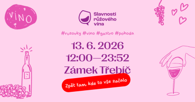 Plakát události Slavnosti růžového vína 2026