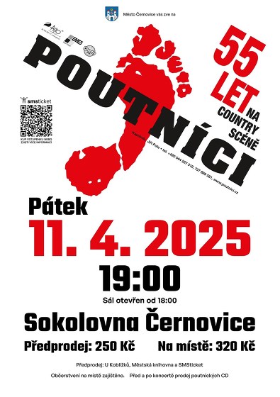 Plakát události Koncert: Poutníci v Černovicích