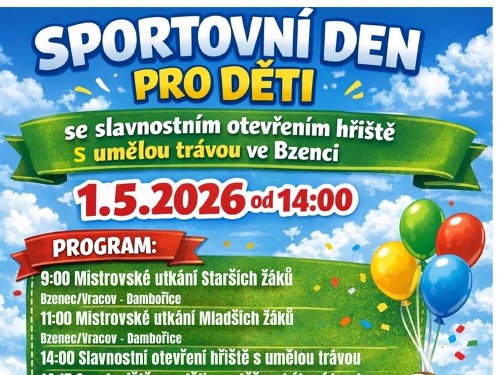 Plakát události Sportovní den pro děti