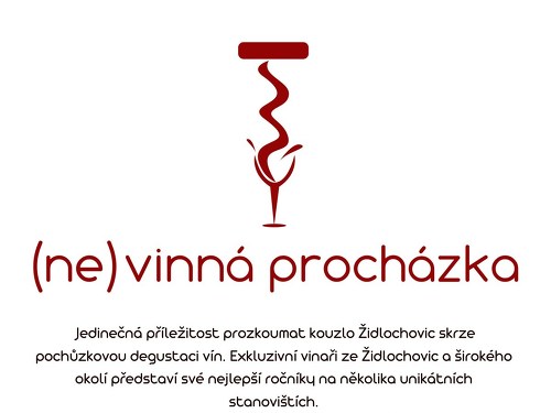 Plakát události (ne)vinná procházka v Židlochovicích