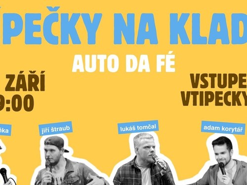 Plakát události Vtípečky na Kladně // stand-up show