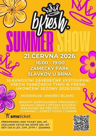 Plakát události B-Fresh Summer Show