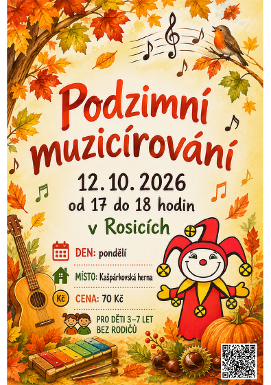 Plakát události Podzimní muzicírování